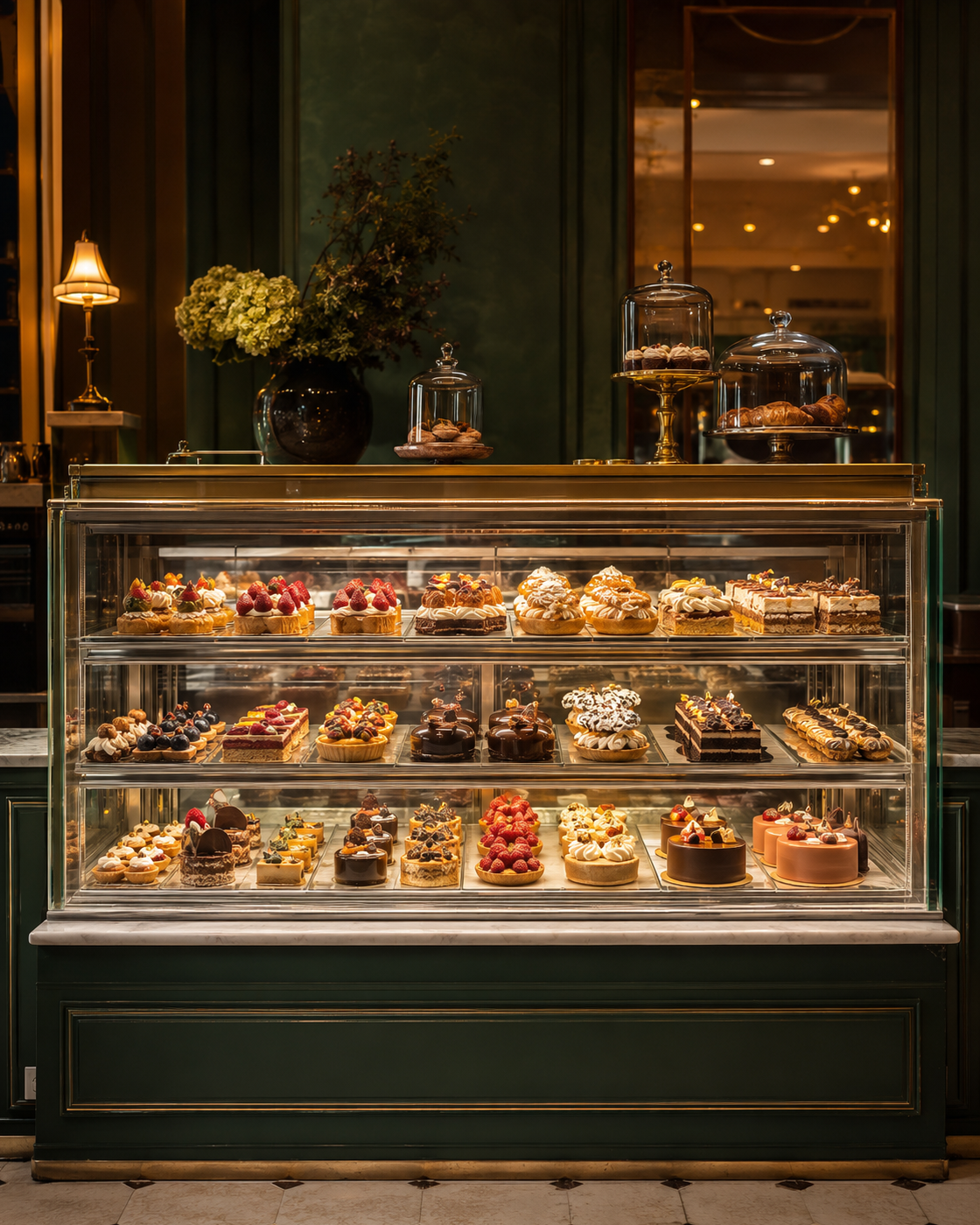 Vitrine gourmande d'Arcs Café